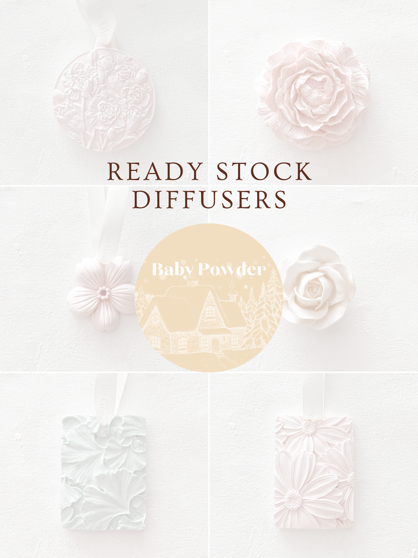 Baby Powder Scented Diffuser - ready stock