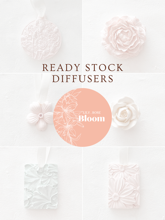 BLOOM (lily & rose) Scented Diffuser - ready stock