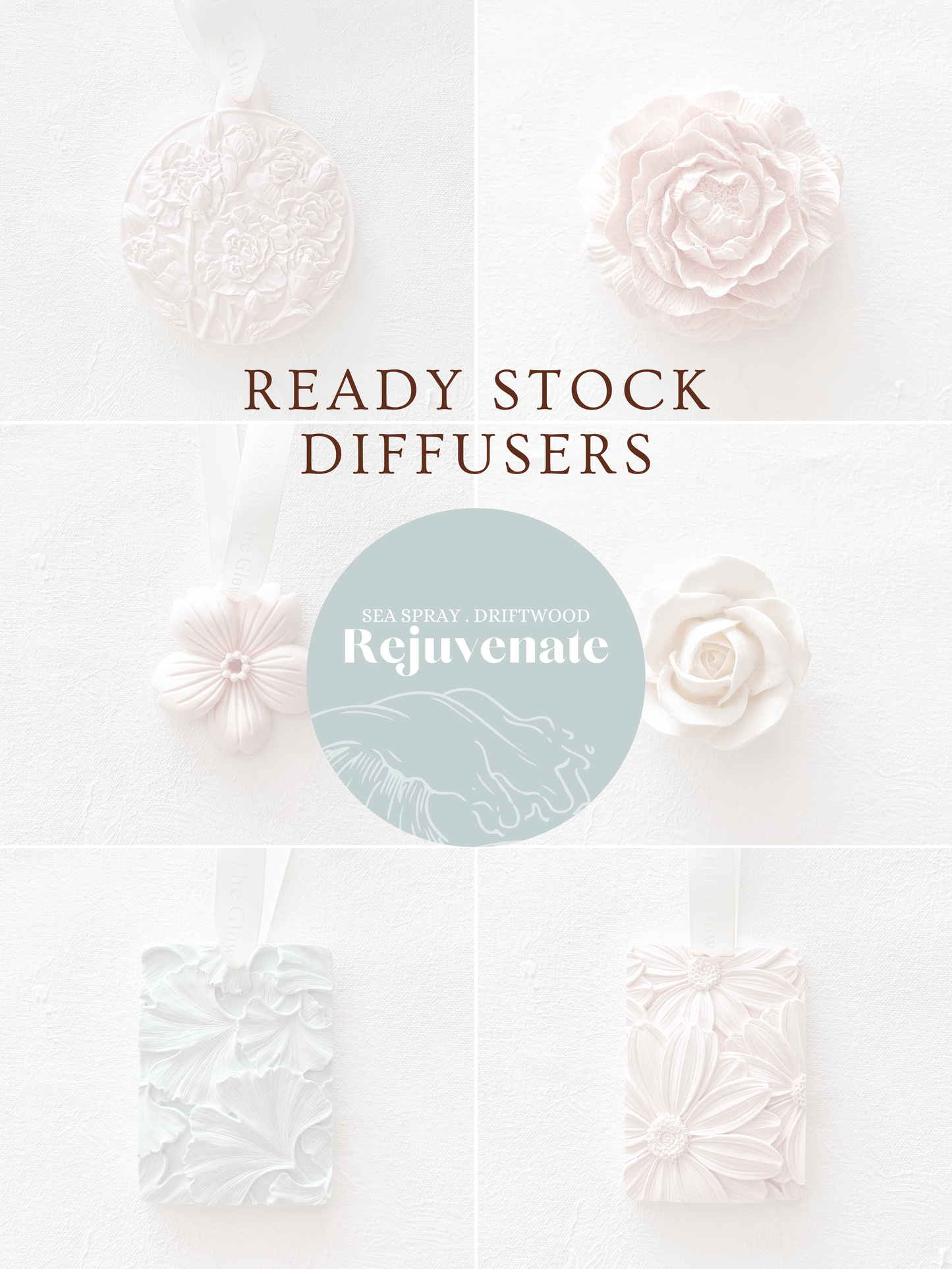 REJUVENATE (sea spray & driftwood) Scented Diffuser - ready stock