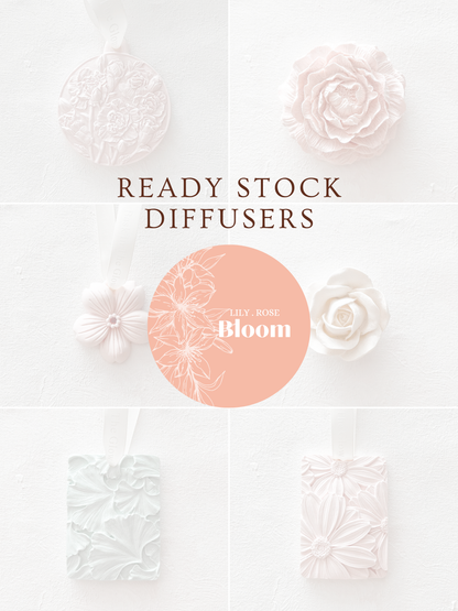 BLOOM (lily & rose) Scented Diffuser - ready stock