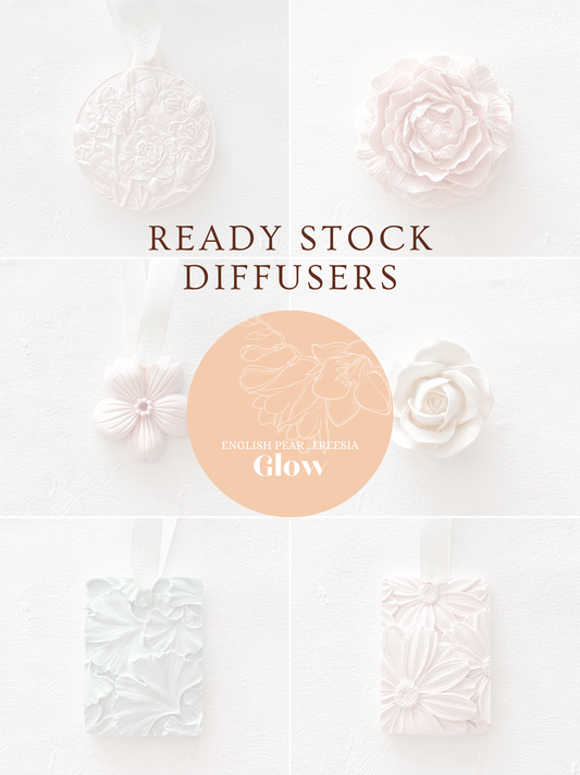 GLOW (english pear & freesia) Scented Diffuser - ready stock
