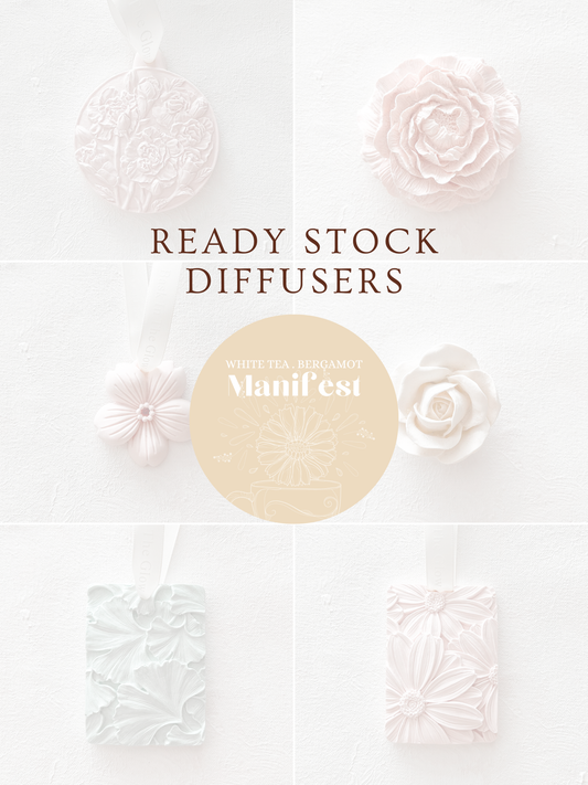 MANIFEST (white tea & bergamot) Scented Diffuser - ready stock