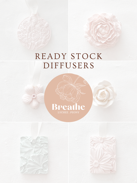 BREATHE (lychee & peony) Scented Diffuser - ready stock
