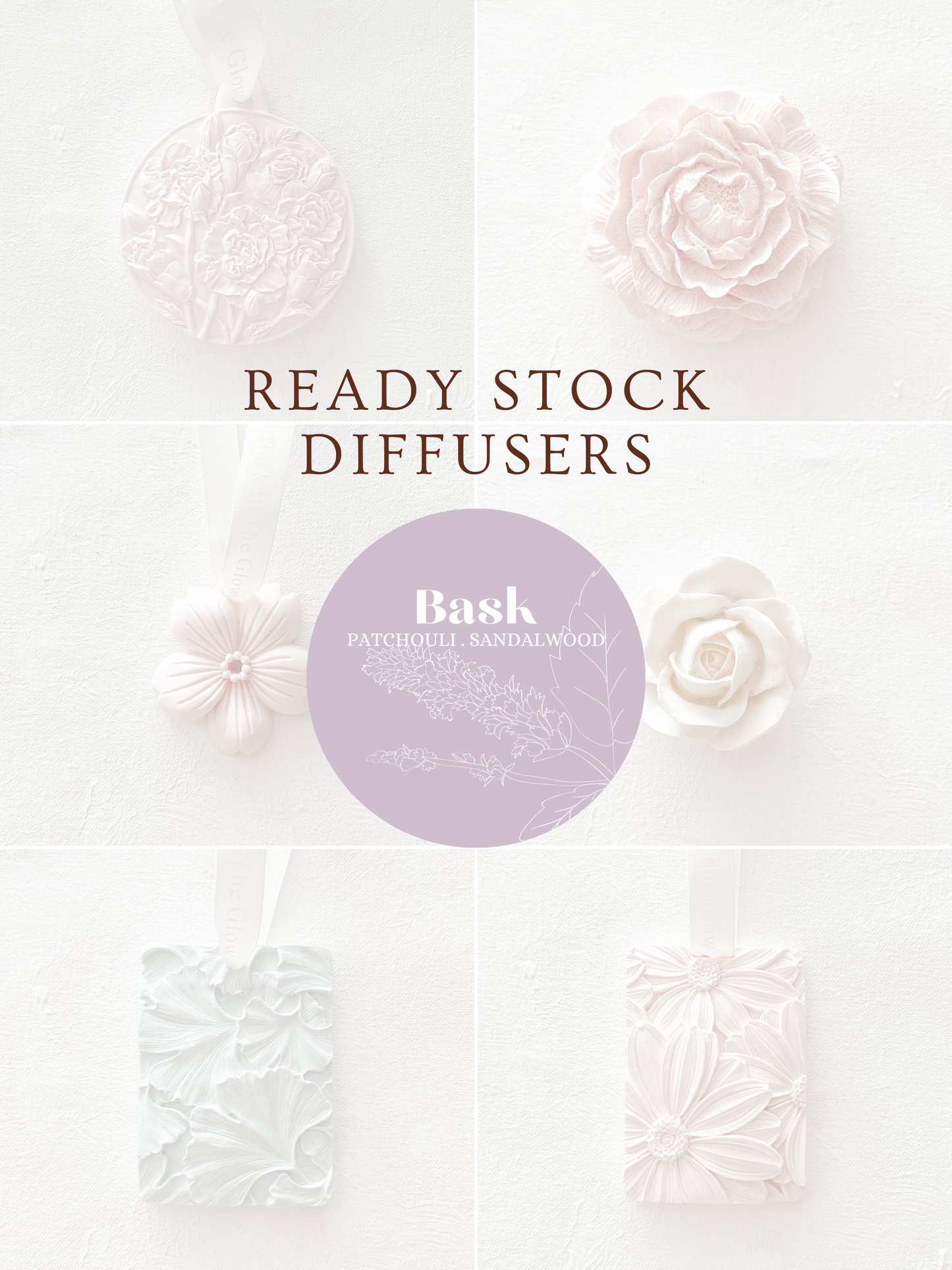 BASK (patchouli & sandalwood) Scented Diffuser - ready stock