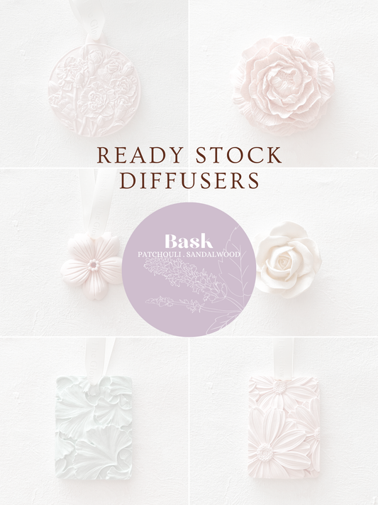 BASK (patchouli & sandalwood) Scented Diffuser - ready stock