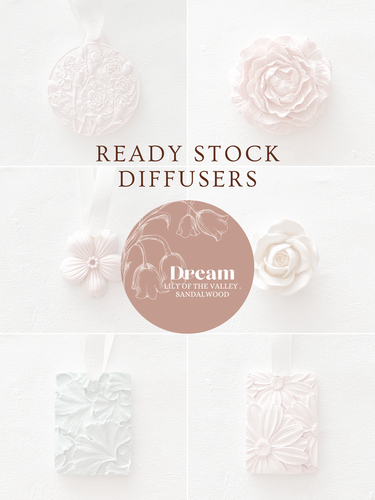 DREAM (lily of the valley & sandalwood) Scented Diffuser - ready stock